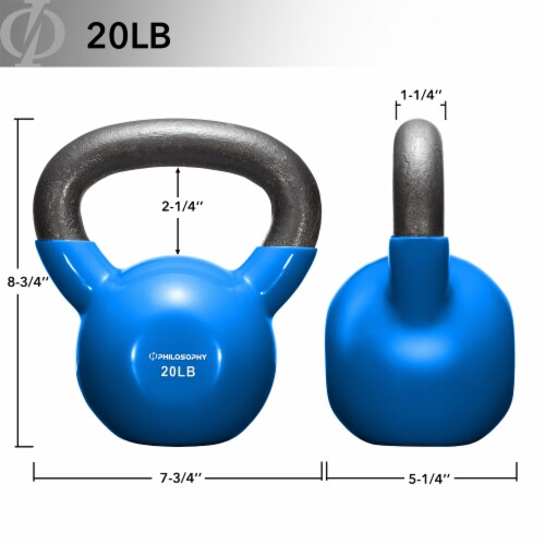 Blue kettlebell weight sales