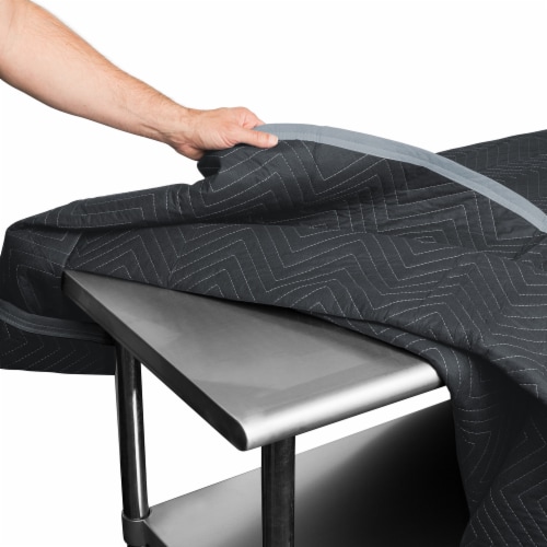 6-Pack, 40 x72 Ultra Thick Pro Moving & Packing Blankets - by Sure-Max Perspective: top