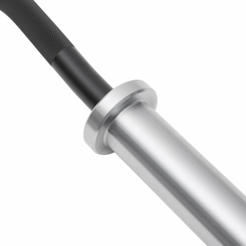 47 EZ Curl Olympic Barbell - 9.3KG 28mm Grip 400LB 4 Needle Bearing Perspective: top