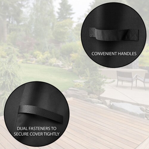 Electric Smoker BBQ Grill Cover for 30 Electric Vertical Smokers Perspective: top