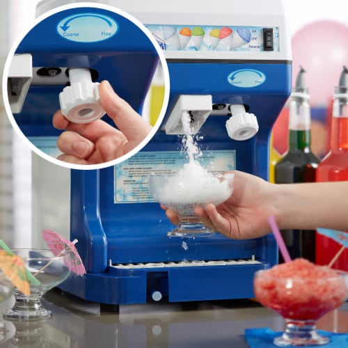 Electric Ice Crusher Ice Snow Cone Shaver Dessert Ice Shredder