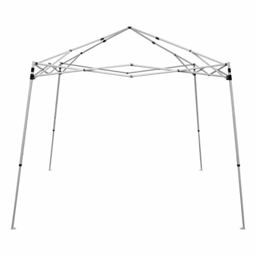 Caravan Canopy V Series 2 10'x10' Entry Level Angled Leg Instant Canopy (2 Pack) Perspective: top