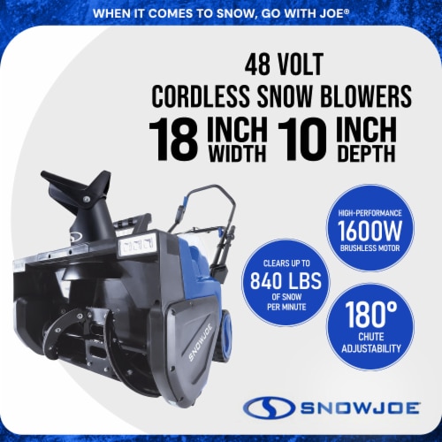 Snow Joe ION18SB ION Cordless Single Stage Snow Blower