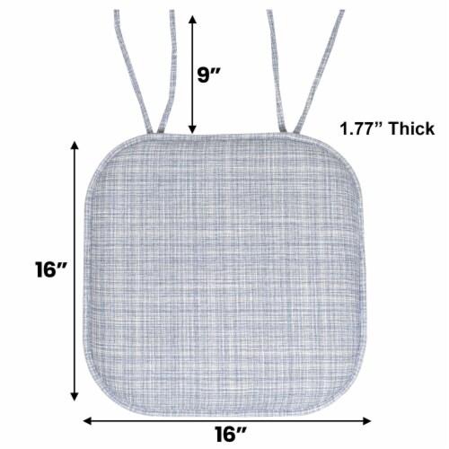 Memory foam chair pads with ties cheap