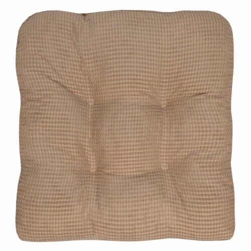 Sweet Home Collection  Memory Foam Tufted Chair Cushion Non Slip Rubber  Back, Taupe, 6 PK, 6PK - King Soopers