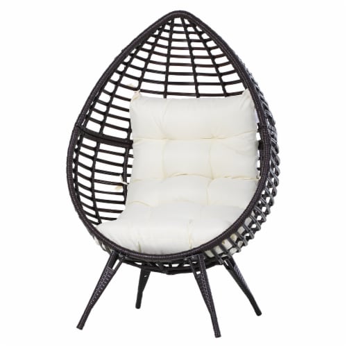 Outdoor Indoor Papasan Cushion Hanging Swing Egg Chair Garden Rattan chair  Mats