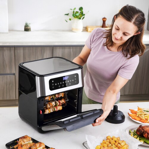 10Qt Air Fryer Oven LED Touch Display Countertop Baker Oven w 8 Cooking Modes 1 Unit Mariano s