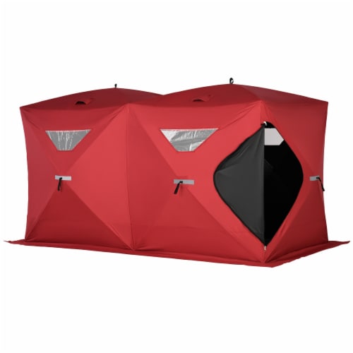 4 Person Ice Fishing Shelter, Waterproof Oxford Fabric Portable