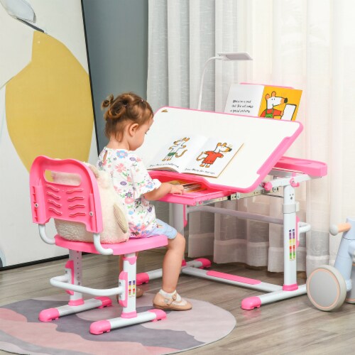 Childrens school desk and chair 2025 set