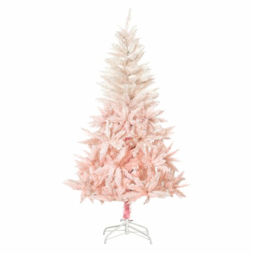 5' Artificial Christmas Tree Indoor Realistic Holiday Decoration, 450Tips Perspective: top