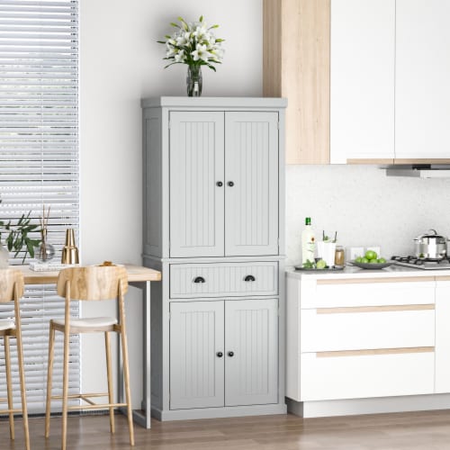 Grey discount kitchen pantry