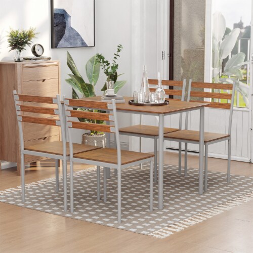 Multi-Section Outside or Inside Seating Bench with Tabletop Smooth Surface Perspective: top