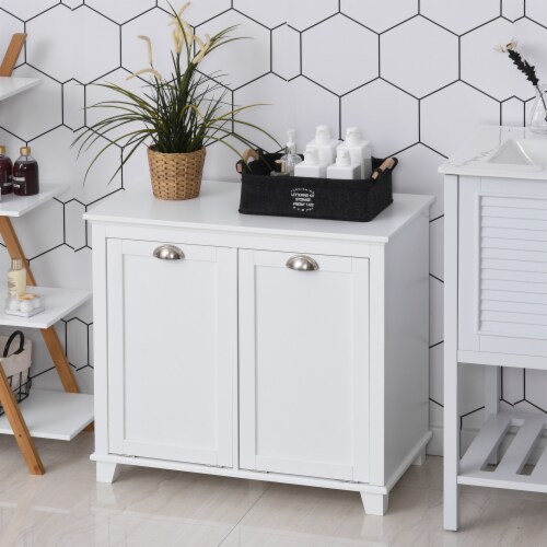 Bathroom Display Stand Tower w Open Depot for Easy Use Towel Cupboard White 1 Unit Mariano s