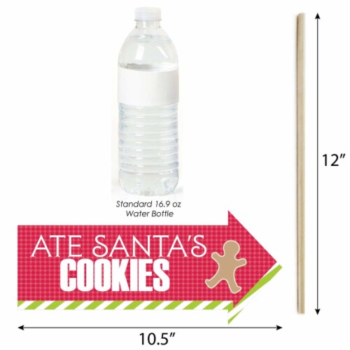Big Dot of Happiness Funny Holly Jolly Penguin - Holiday & Christmas Photo Booth Props 10 Pc Perspective: top