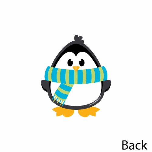 Big Dot of Happiness Holly Jolly Penguin - Decor Holiday & Christmas Party Essentials 20 Ct Perspective: top