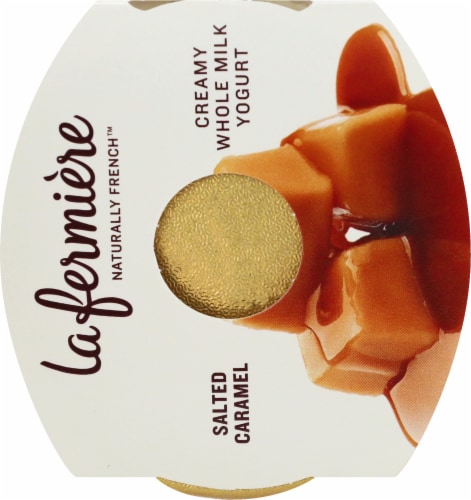 La Fermiere Salted Caramel Whole Milk Yogurt Perspective: top
