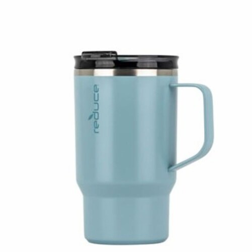 Reduce® Hot1 Stainless Steel Insulated Travel Mug - Eucalyptus Perspective: top