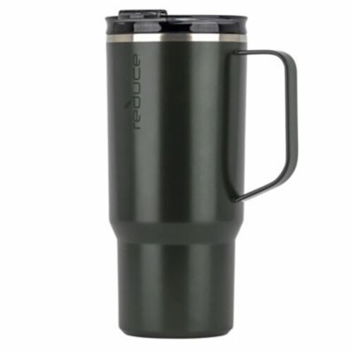 Reduce® Hot1 Insulated Travel Mug - Stone Perspective: top