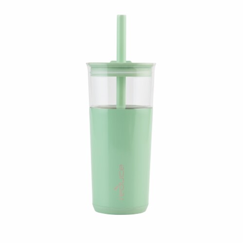 Reduce® Stainless Steel Aspen Tumbler - Matcha Perspective: top