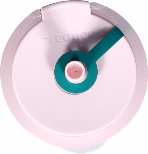 Reduce® Stainless Steel Halo Tumbler - Pink Quartz Perspective: top