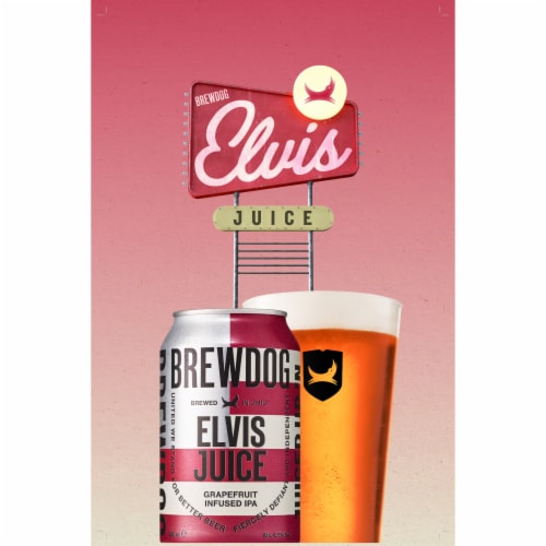 BrewDog Elvis Juice Grapefruit Infused IPA Perspective: top