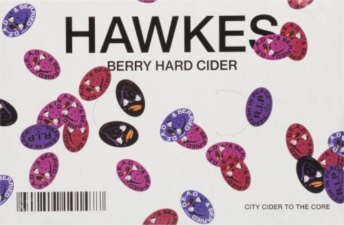 Hawkes Dead & Berried Berry Hard Cider Perspective: top