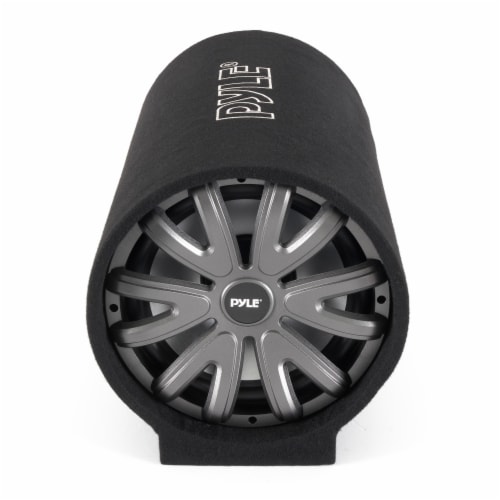 Pyle 12 Inch 600W Enclosed Carpeted Car Audio Subwoofer Tube