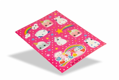 Glitter Galaxy Sticker Friends Sheet Wave 2 Perspective: top