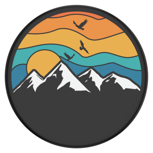 PopSockets PopGrip - Mountain High Perspective: top