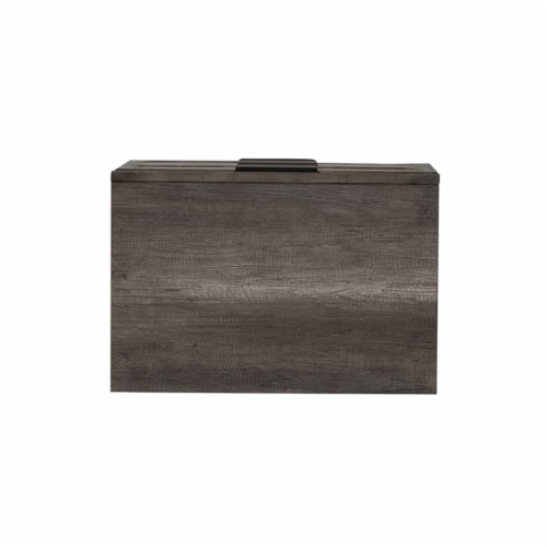 Tanners Creek Medium Gray Night Stand Perspective: top