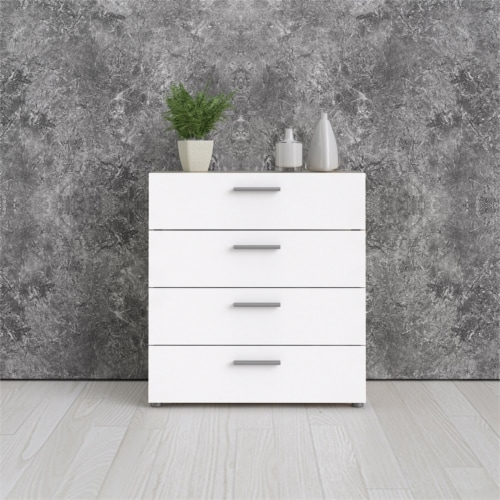 Tvilum austin 4 drawer discount chest in white