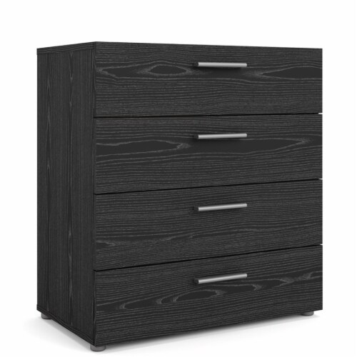 Tvilum Austin 4 Drawer Chest in Black Woodgrain 1 Smith s Food