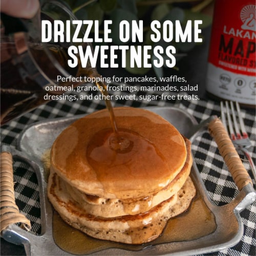 Lakanto Sugar Free Maple Syrup - Sweetened with Monk Fruit (26 fl oz - Pack of 1) Perspective: top