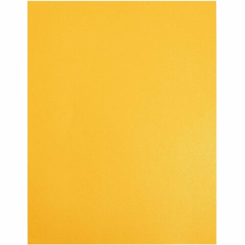 Yellow Gold Metallic Paper for Stationery or Crafts (8.5 x 11 Inches, 48-Pack) Perspective: top