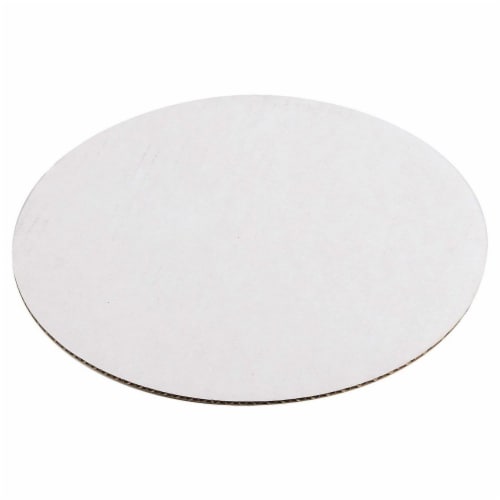 12-Pack Round Cake Boards, Cardboard Cake Circle Bases, 12 Inches Diameter, White Perspective: top