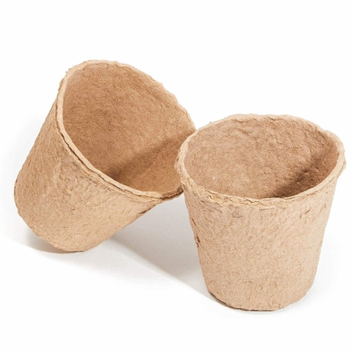 Juvale Peat Pots for Seedlings (192 Pack) Round, 3 Inches Perspective: top