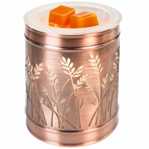 2-in-1 Candle and Fragrance Warmer, Gray Texture, 1pk - Fred Meyer