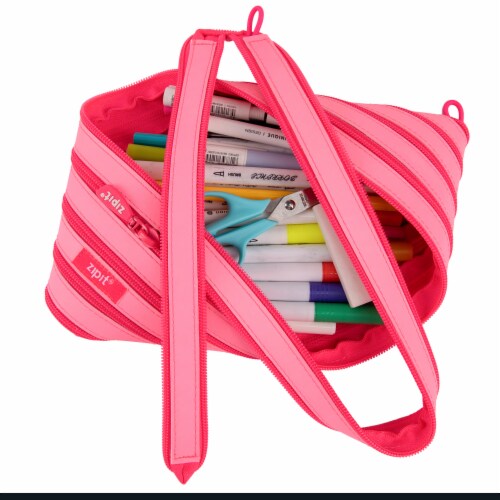 Zip-It® Strawberry Candy Jumbo Pouch Perspective: top