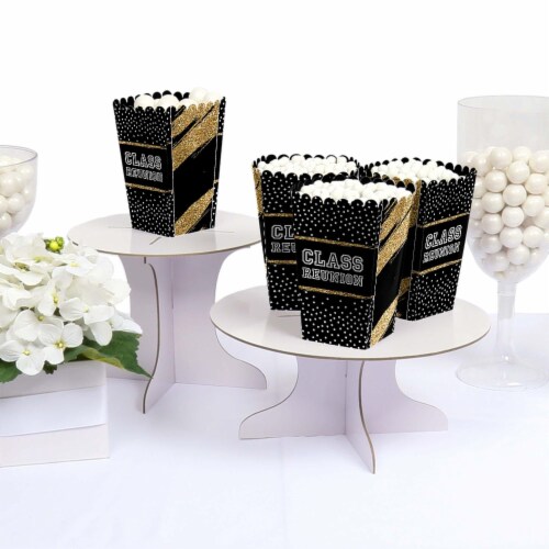 Big Dot of Happiness Reunited - School Class Reunion Party Favor Popcorn Treat Boxes - 12 Ct Perspective: top