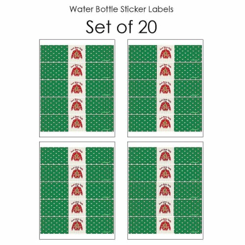 Big Dot of Happiness Ugly Sweater Holiday & Christmas Party Water