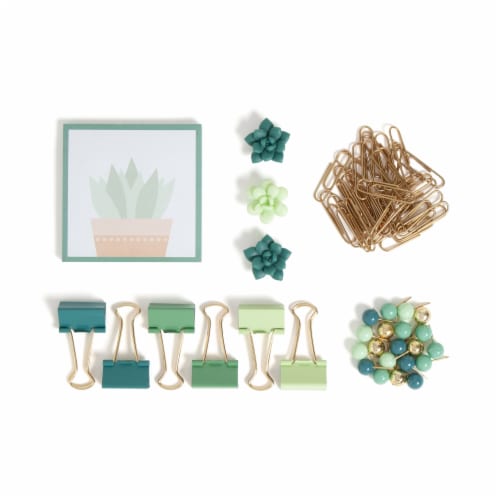 U Brands Succulent Garden Office Accessory Kit Perspective: top
