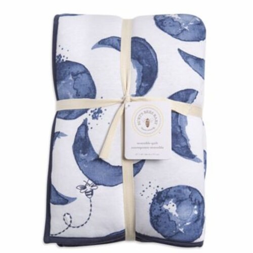 Burt Bees Baby Hello Moon Organic Cotton Reversible Quilt