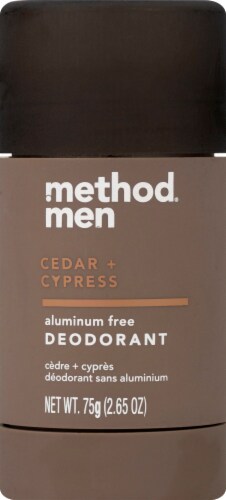 Method Men Cedar + Cypress Aluminum Free Deodorant Perspective: top