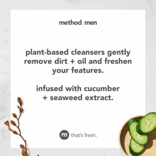 METHOD Men Face Wash Sea + Surf Perspective: top