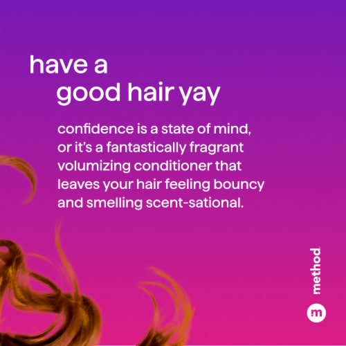Method Volumizing Conditioner, Pure Peace, Made Without Parabens and Sulfates Perspective: top