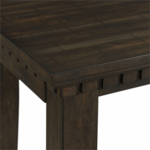 Picket House Furnishings Steele Multipurpose Bar Table Set in Brown Perspective: top