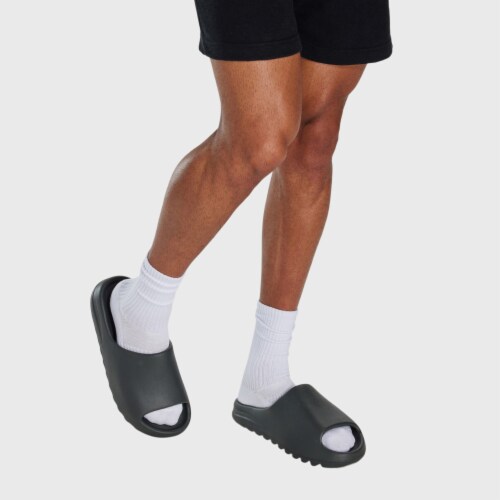 Pair of Thieves Blackout/Whiteout Men's Cushioned Crew Socks - White Perspective: top