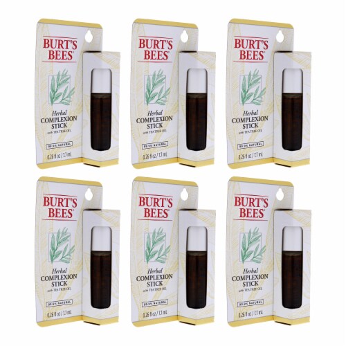 Burt's Bees Herbal Blemish Stick Pack of 6 Treatment 0.26 oz Perspective: top