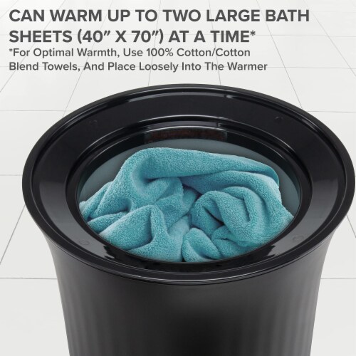 Live Fine Towel Warmer, Large Bucket Style Heated Towel warmers, Fits 40”x70” Towels Perspective: top