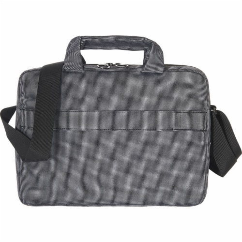 Tucano Laptop Briefcase Black Fabric (BSLOOP13-BK) Perspective: top